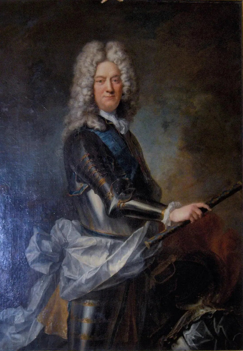 Retrato de Carlos-Armand de Gontaut, duque de Birón, mariscal de Francia - Hyacinthe Rigaud