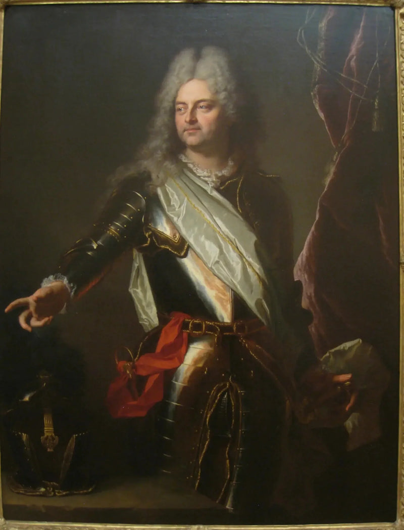 Retrato de Charles-Auguste d'Allonville, marqués de Louville - Hyacinthe Rigaud
