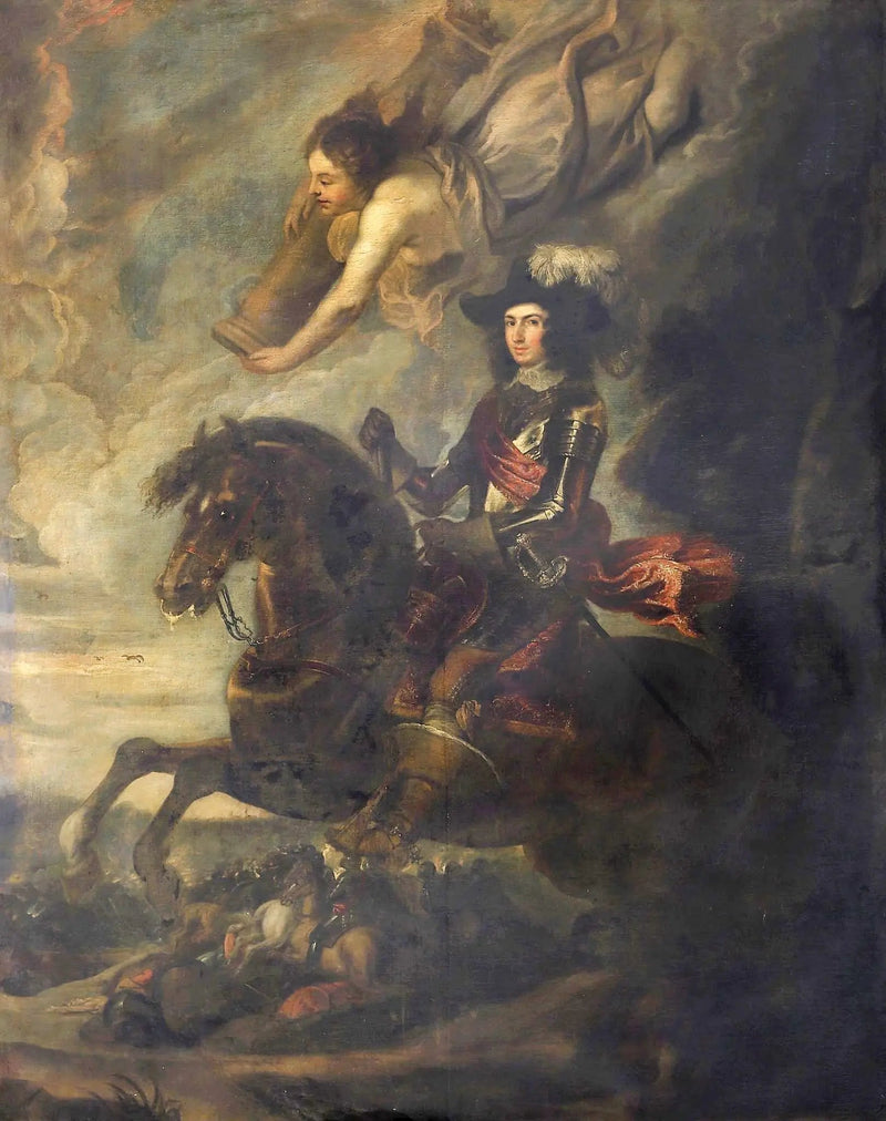 Retrato de Carlos Colonna, duque de Marsi a caballo - Peter Paul Rubens
