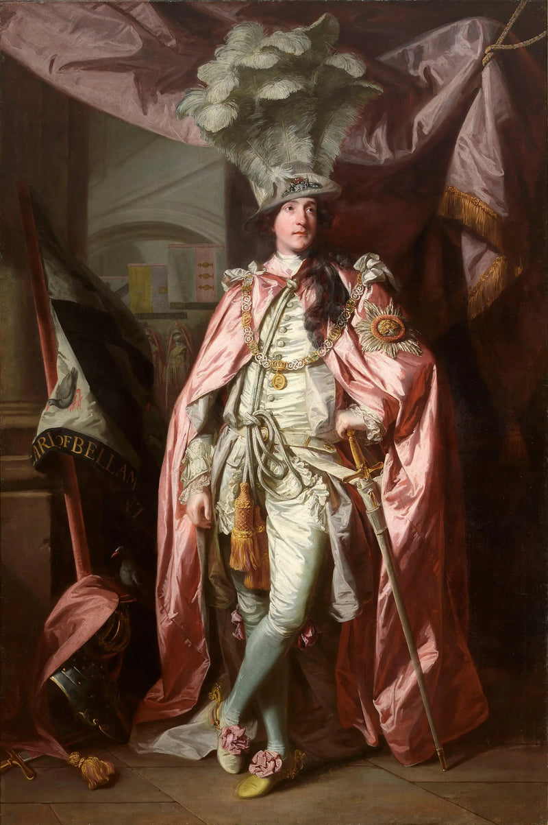 Retrato de Charles Coote, primer conde de Bellamont (1738-1800), con hábito de la Orden del Bain - Joshua Reynolds