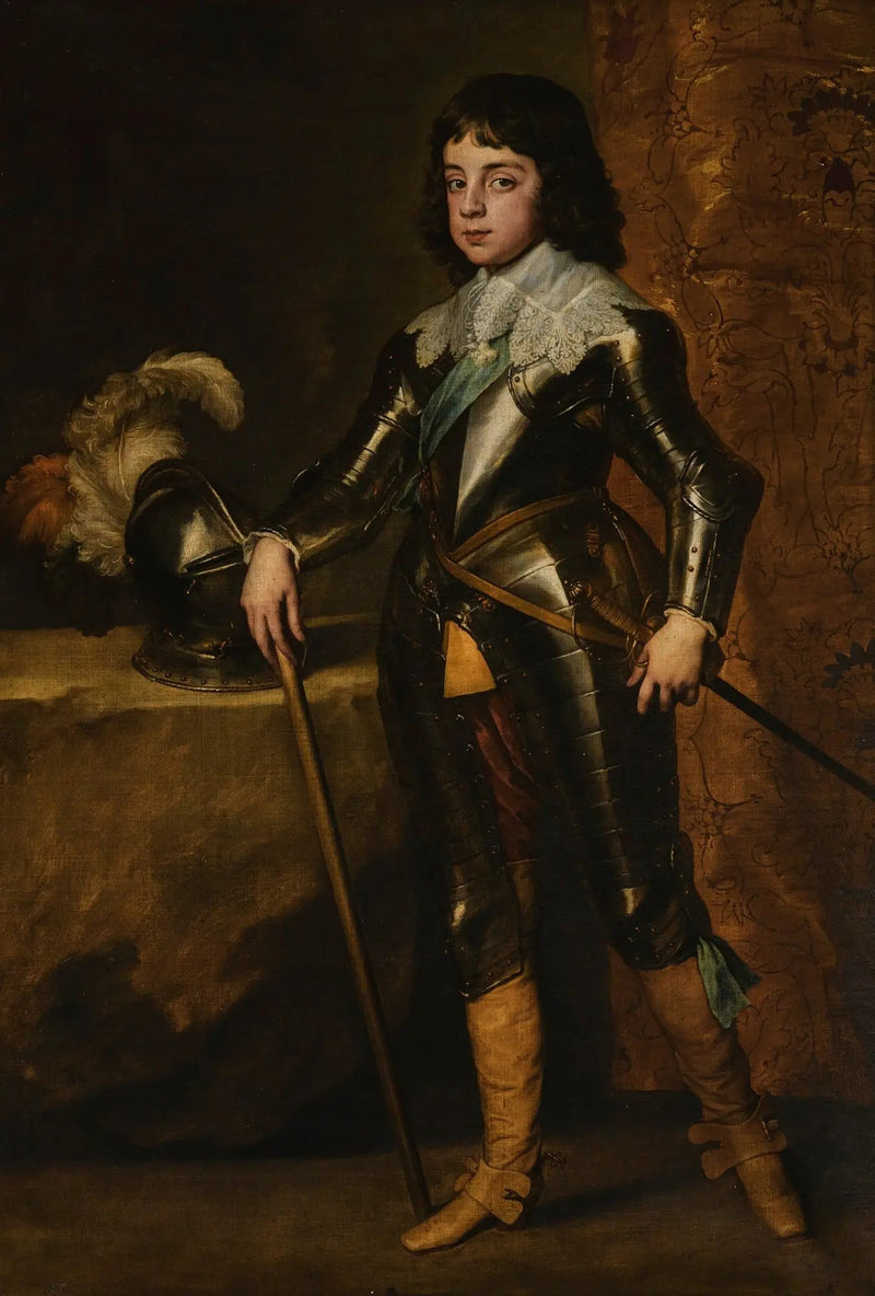 Retrato de Carlos II en príncipe de Gales - Antoine van Dyck