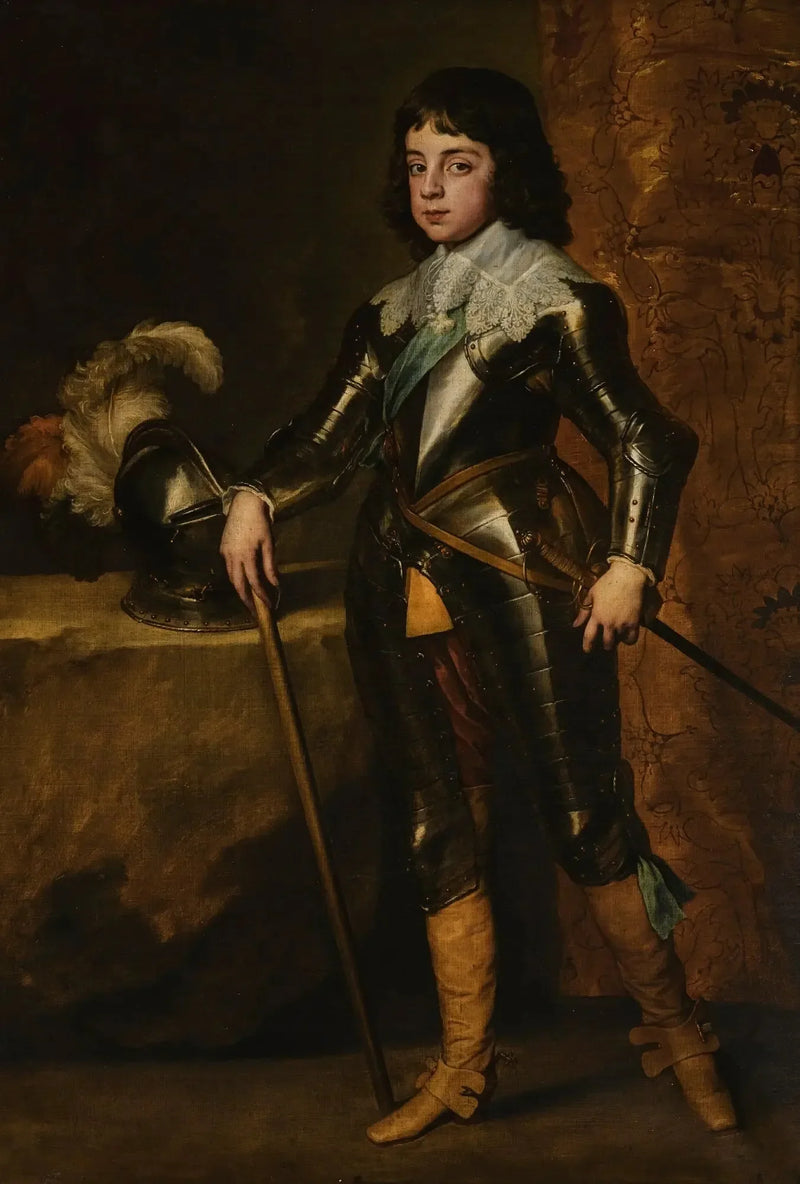 Retrato de Carlos II en príncipe de Gales - Antoine van Dyck