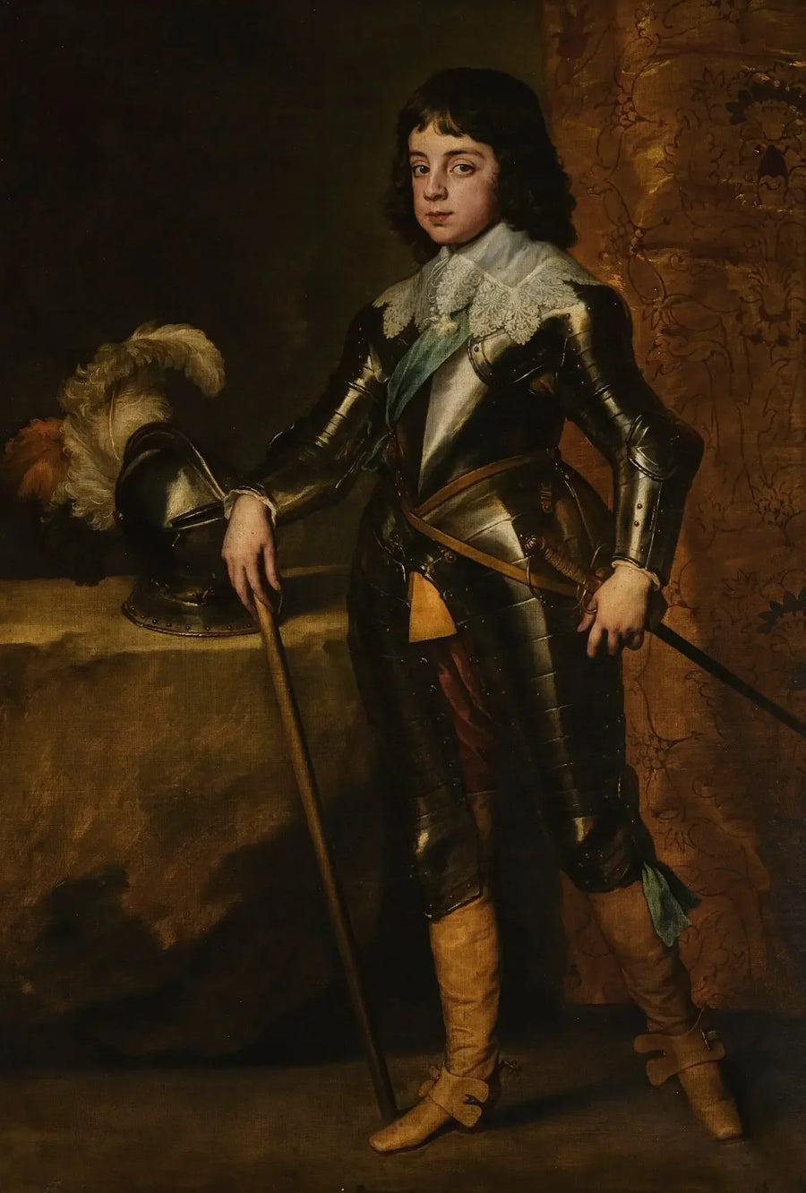 Retrato de Carlos II en príncipe de Gales - Antoine van Dyck
