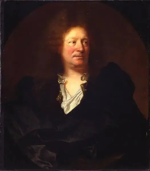 Retrato de Carlos de La Fosse (1636-1716) - Hyacinthe Rigaud