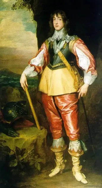 Retrato de Carlos Luis, elector palatino (1617-1680), en exilio - Antoine van Dyck