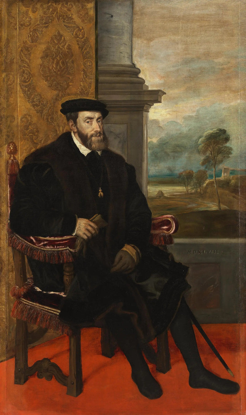 Retrato de Carlos V - Tiziano