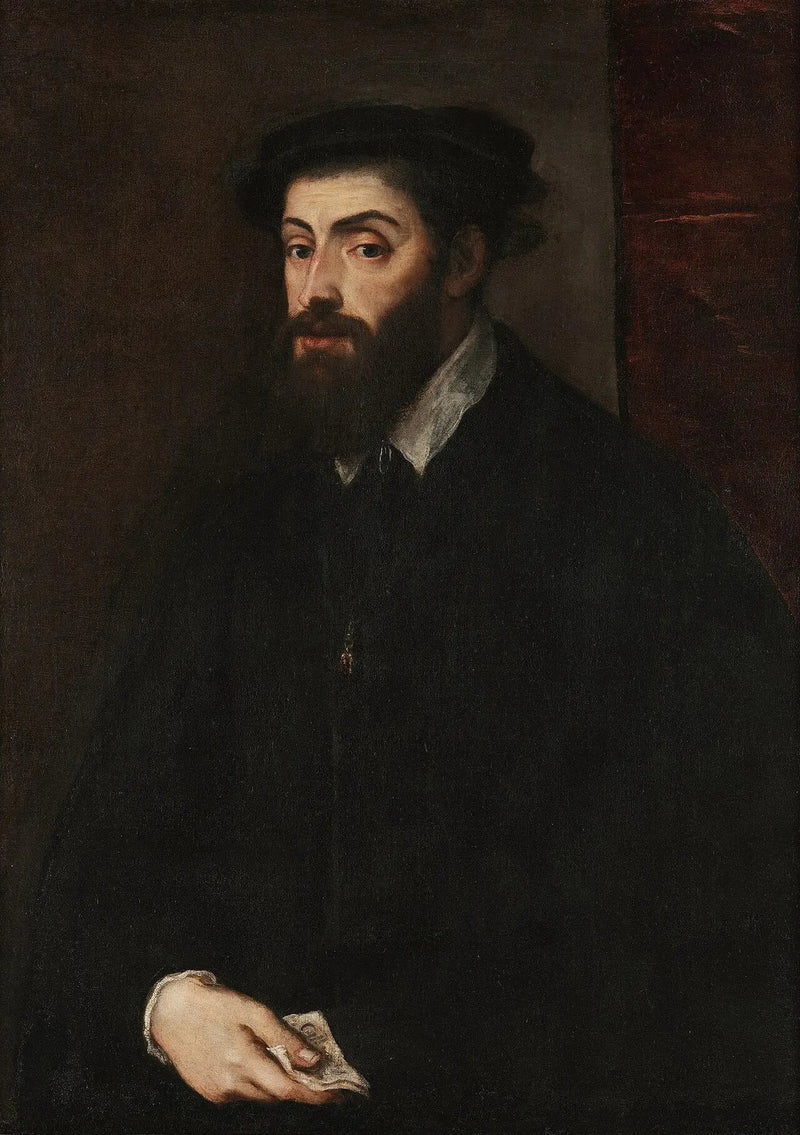 Retrato de Carlos V - Tiziano