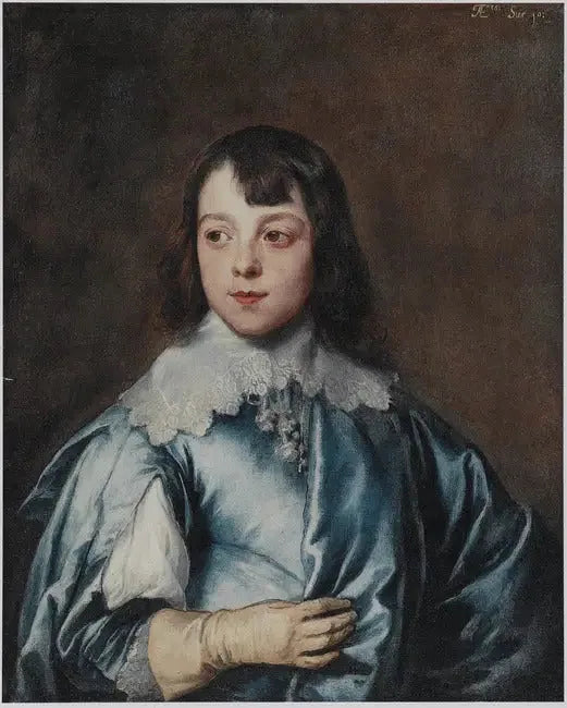 Retrato de Charles Stanley, Lord Strange, 8º conde de Derby (1628-1672) con diez años - Antoine van Dyck