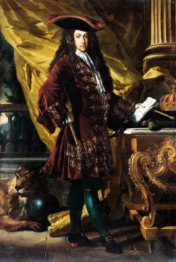 Retrato de Carlos VI, emperador del Sacro Imperio Romano Germánico (1685-1740) - Francesco Solimena