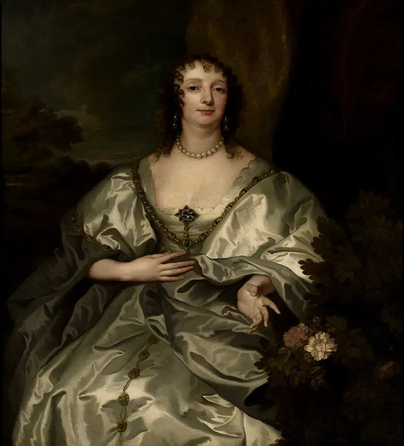 Retrato de Charlotte de la Trémoïlle, Lady Strange, futura condesa de Derby (1599-1664) - Antoine van Dyck