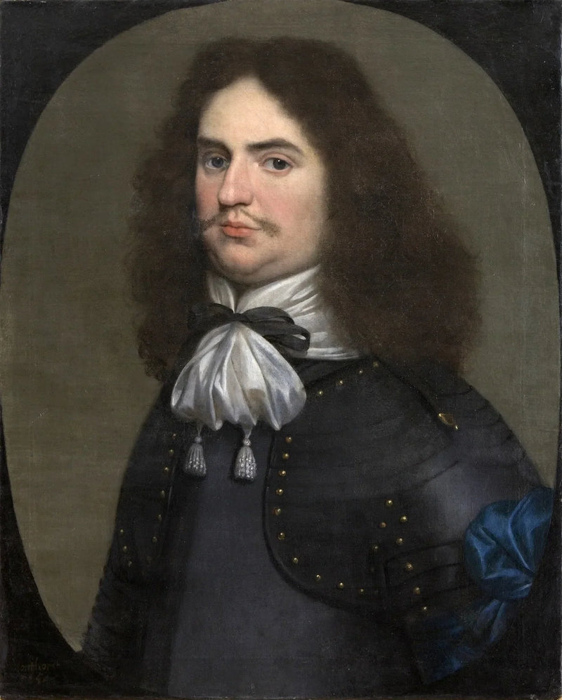 Retrato de Christoph Delphicus zu Dohna (1628-1688). - Gerrit van Honthorst