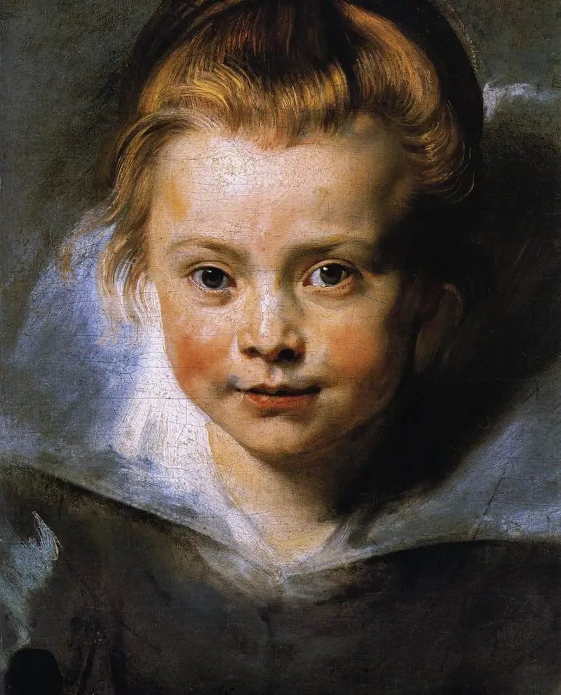 Retrato de Clara Serena Rubens, la hija del artista - Peter Paul Rubens