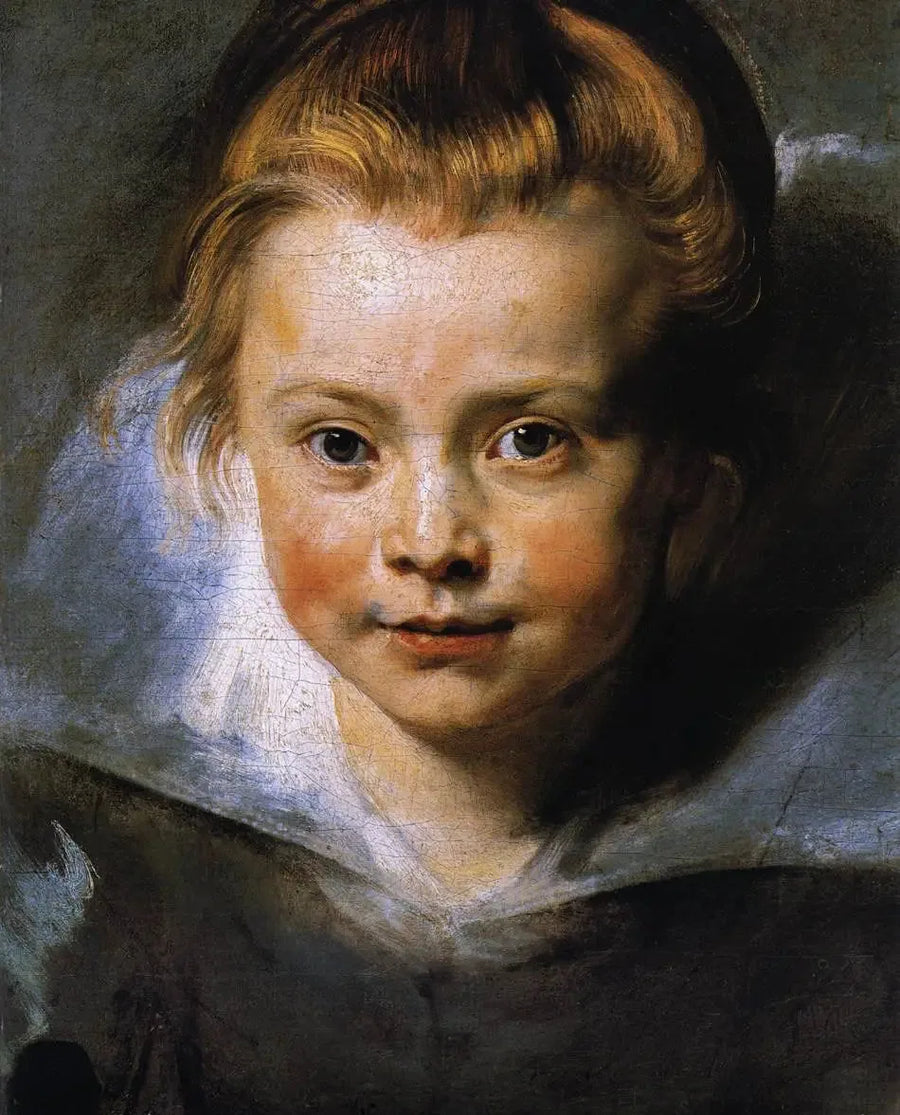 Retrato de Clara Serena Rubens, la hija del artista - Peter Paul Rubens