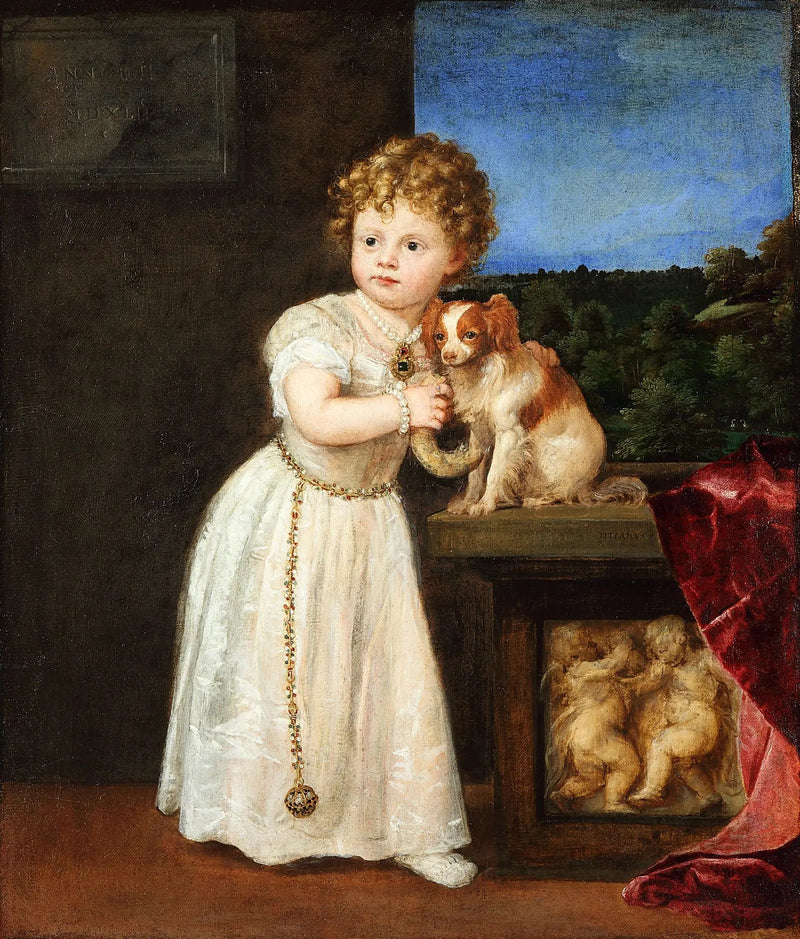 retrato de Clarissa Strozzi - Titian