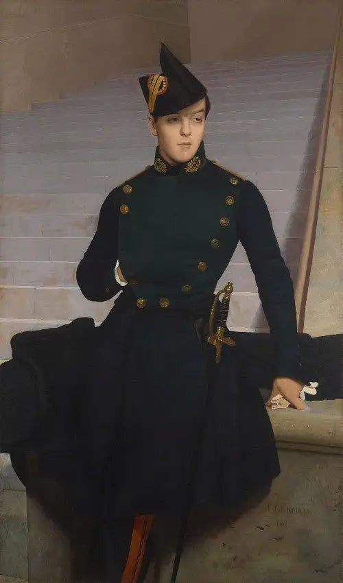 Retrato de Claude-Armand Gérôme, hermano del artista - Jean-Léon Gérôme