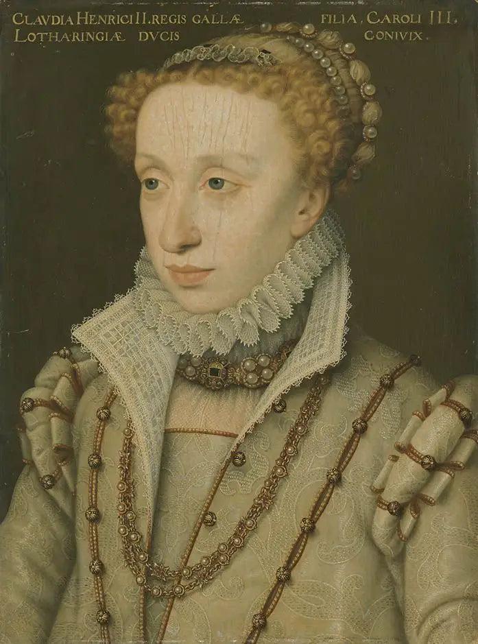 Retrato de Claudia de Valois (1547-1575) - François Clouet