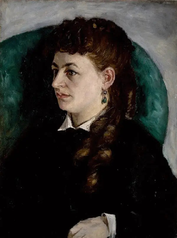 Retrato de Clémence Tréhot, llamada Mme Jules Le Cœur - Pierre-Auguste Renoir