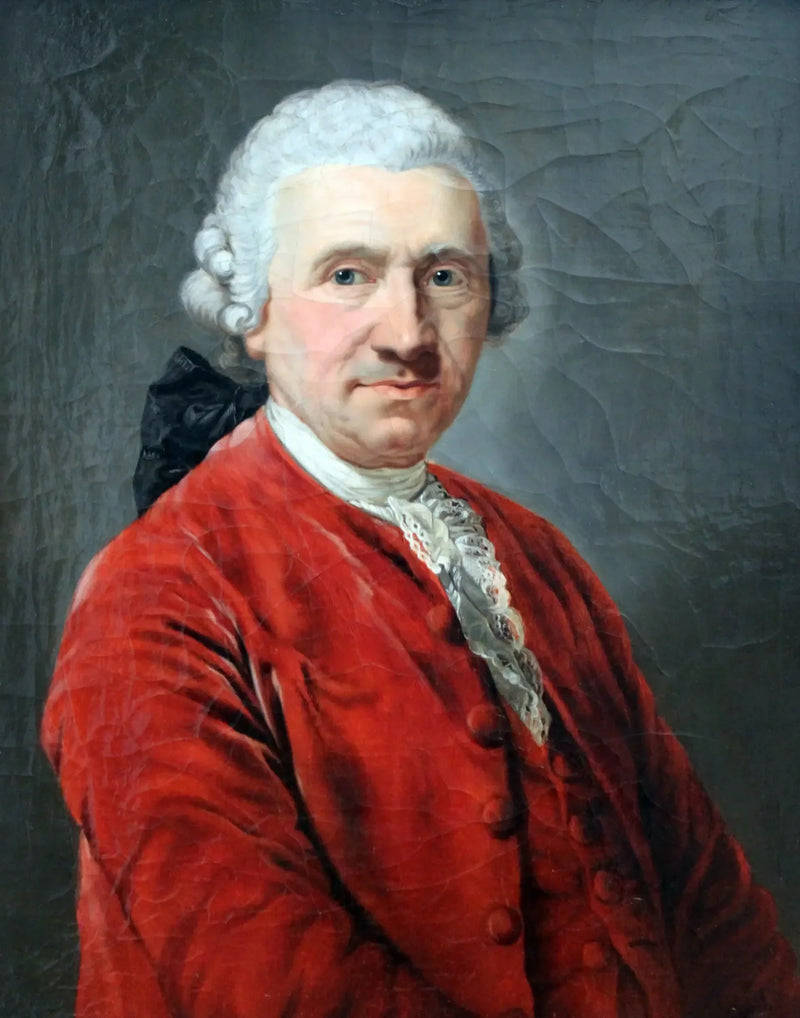 Retrato de Conrad Ekhof, director de teatro e historiador del teatro - Anton Graff