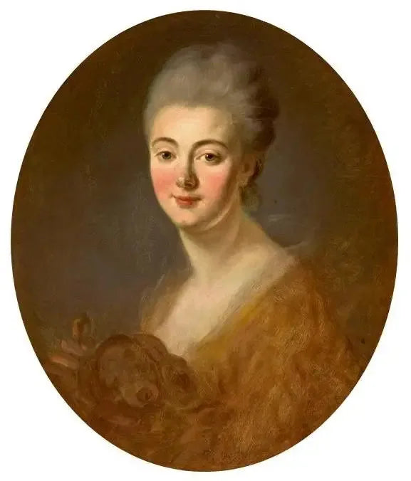 Retrato de Constanza de Lowendal, condesa Turpin de Crissé - Jean-Honoré Fragonard
