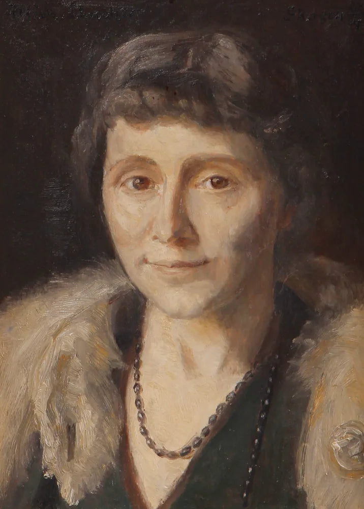 Retrato de Cornelia Elisabeth Bech. -Michael Peter Ancher
