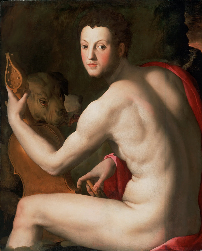 Retrato de Cosme I de Médici en Orfeo - Bronzino