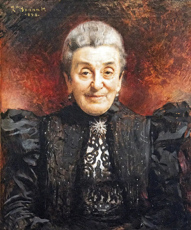 Retrato de una dama mayor - Léon Bonnat