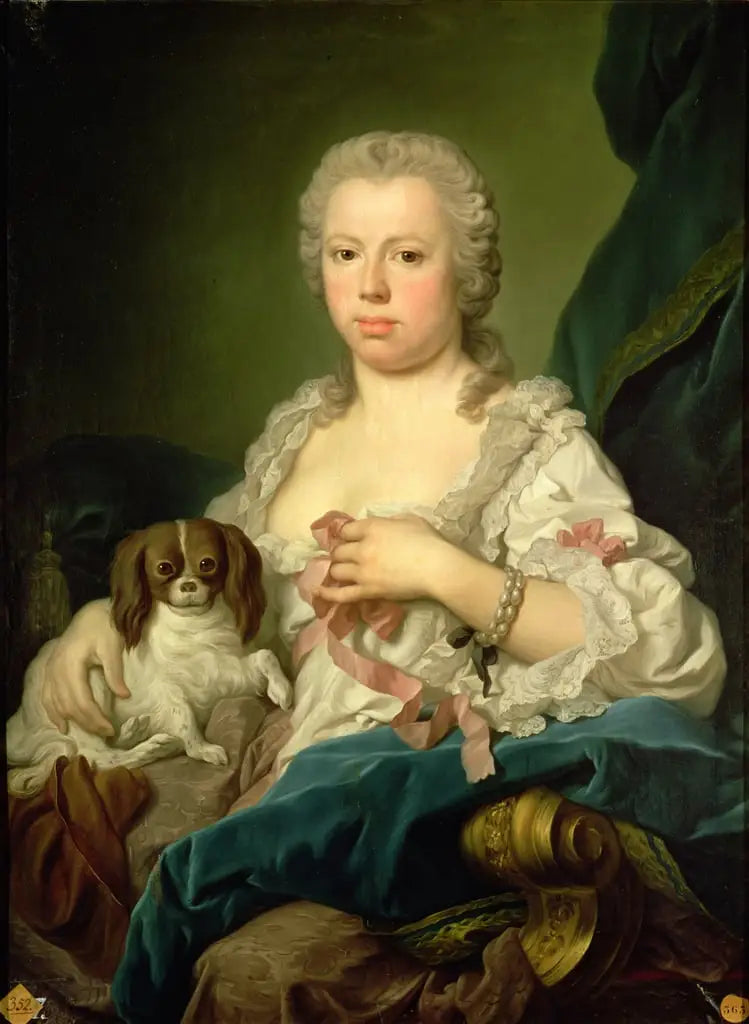 Retrato de la dama Anne Clifford, condesa de Mahony - Pierre Subleyras