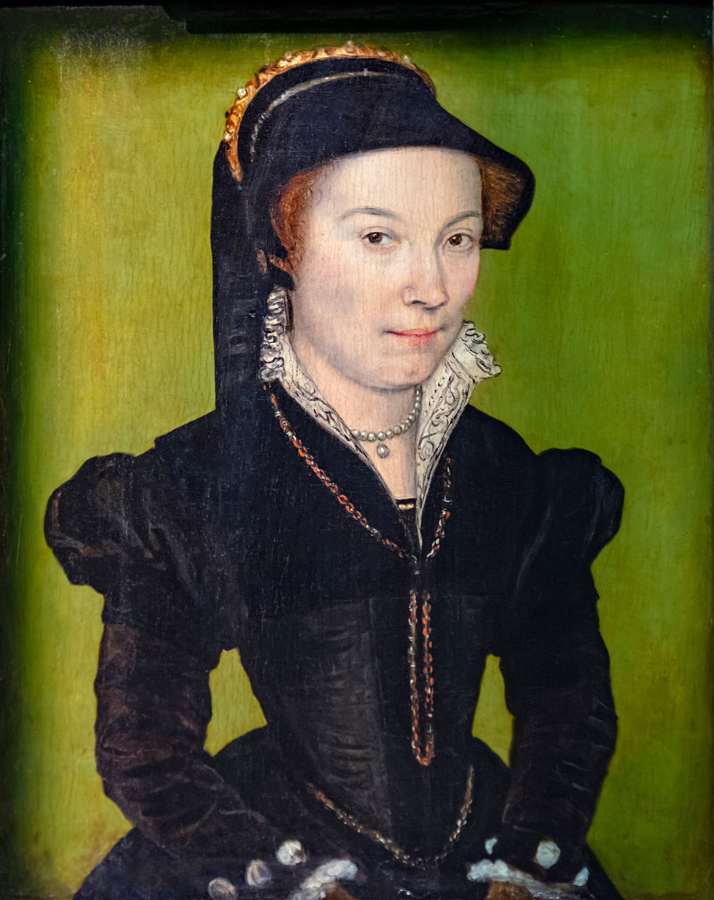 Portrait de dame, Janet Brandon, duchesse de Suffolk - Corneille de Lyon