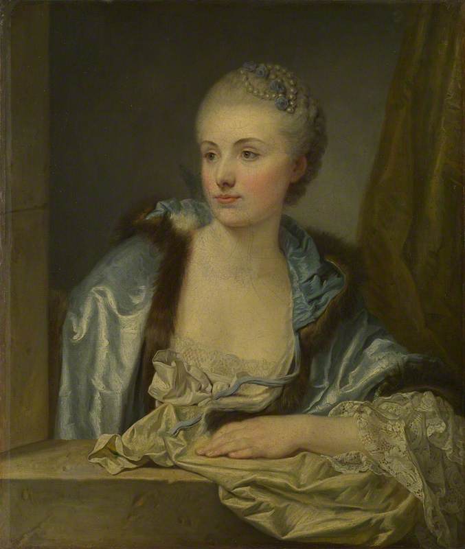 Retrato de dama (¿Madame de Gléon?) - Jean-Baptiste Greuze