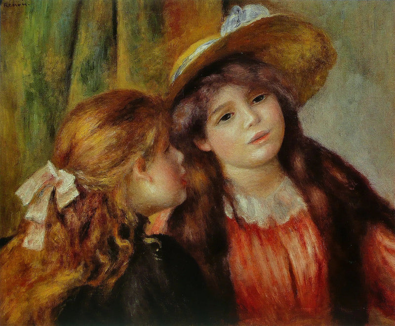 Retrato de dos niñas - Pierre-Auguste Renoir