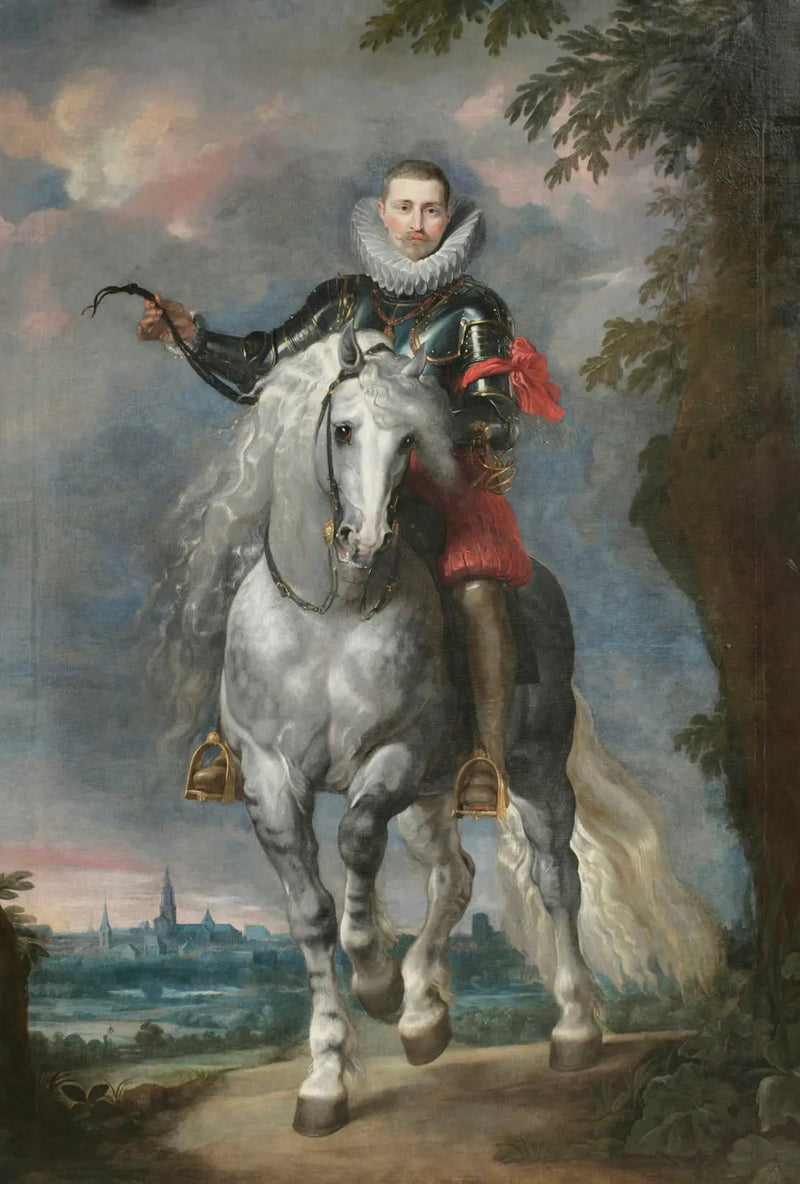 Retrato de Don Rodrigo Calderón a caballo - Peter Paul Rubens