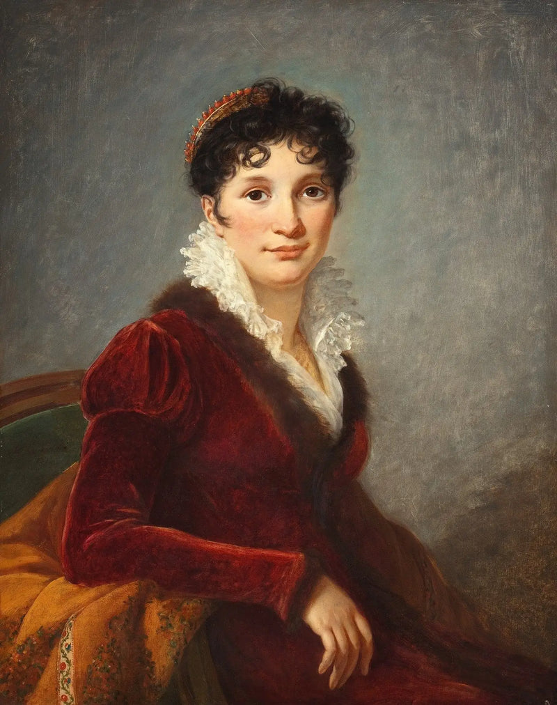 Retrato de Fanny Biron, princesa de Curlandia - Élisabeth Vigée Le Brun