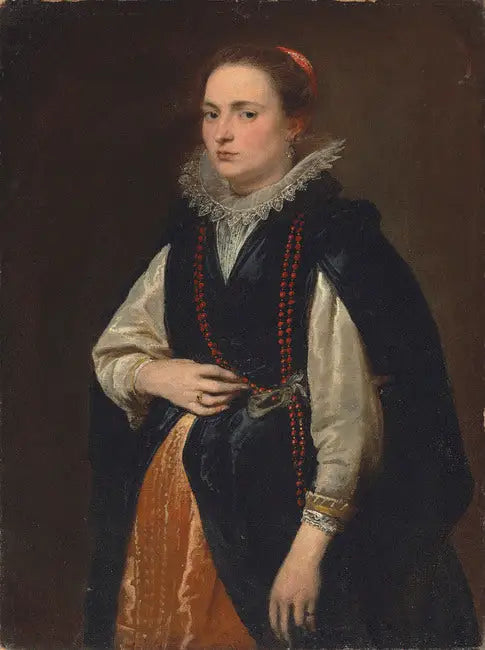 Retrato de mujer, 1621-1628 - Antoine van Dyck