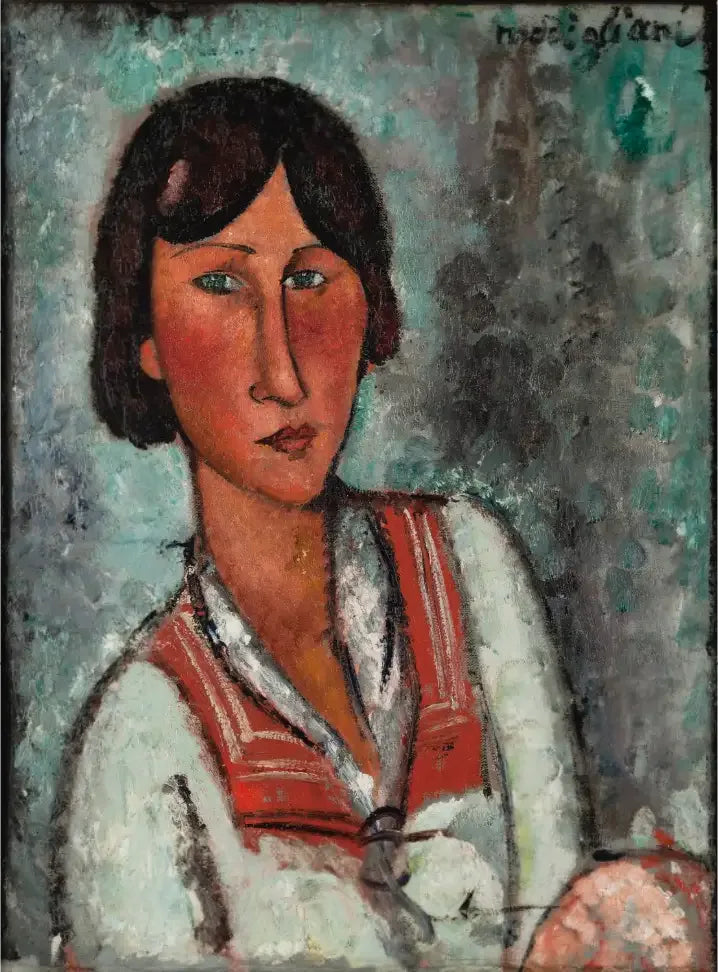 Retrato de mujer - Amedeo Modigliani