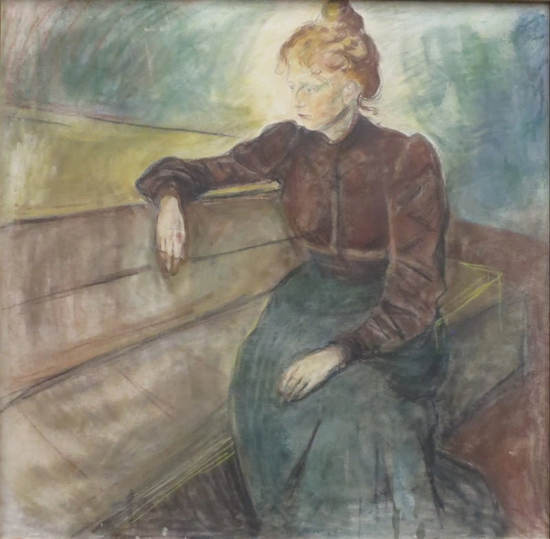 Retrato de mujer - Edvard Munch
