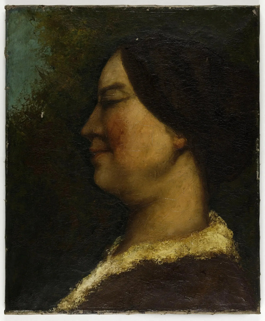 Retrato de mujer - Gustave Courbet