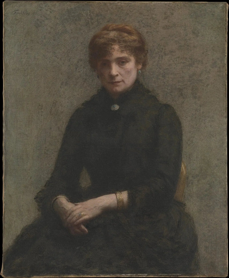 Retrato de mujer - Henri Fantin-Latour