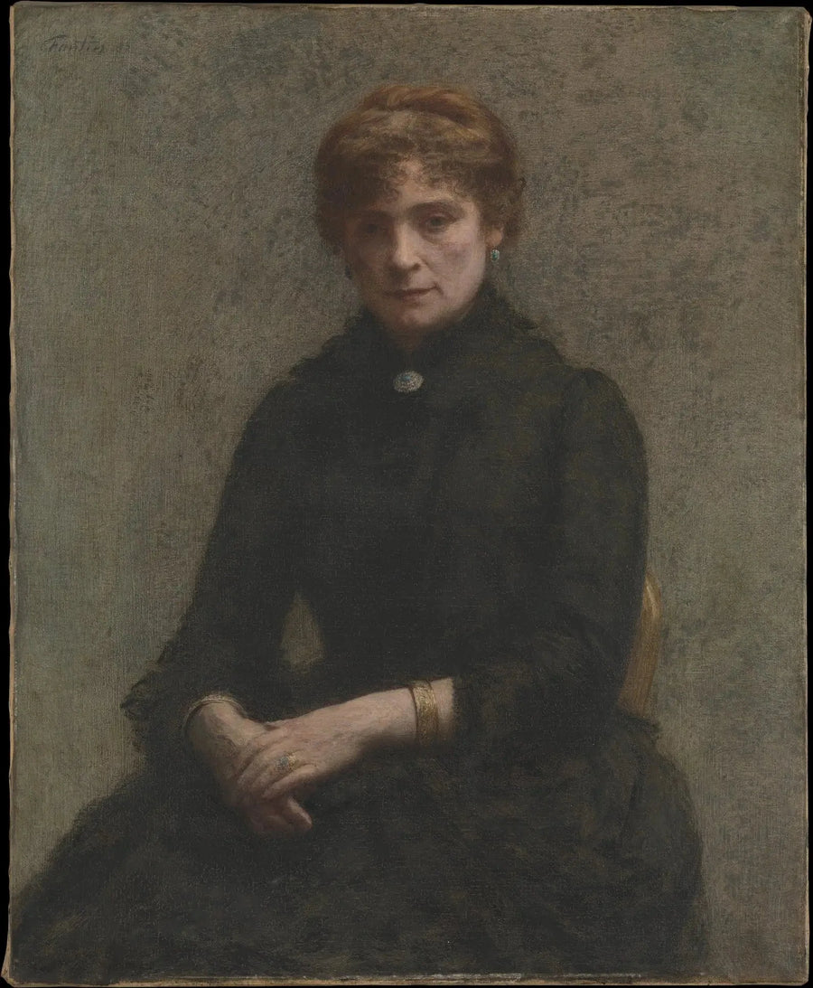 Retrato de mujer - Henri Fantin-Latour