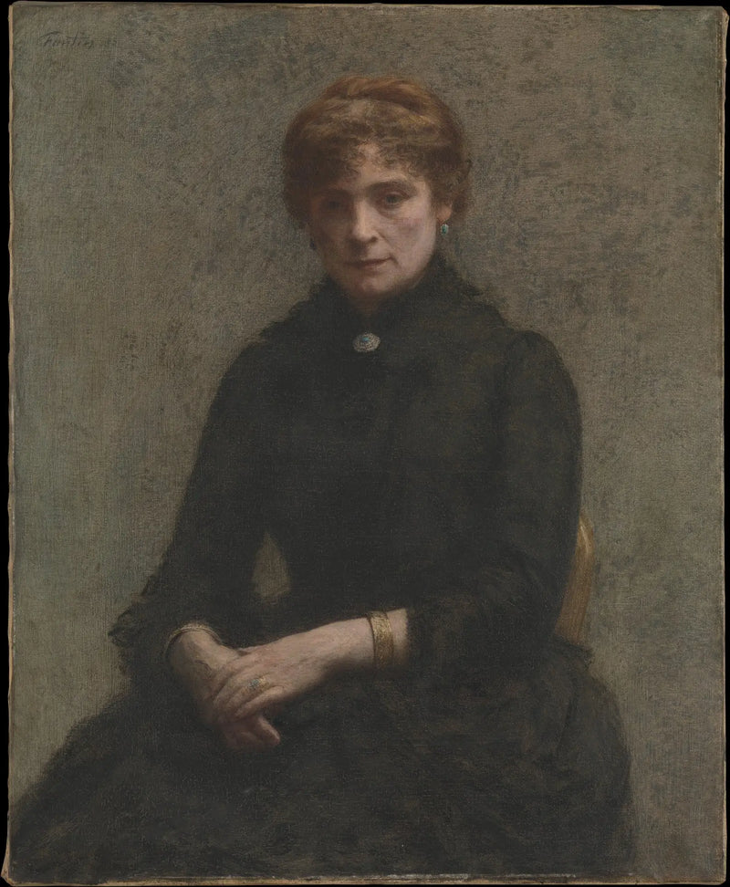 Retrato de mujer - Henri Fantin-Latour