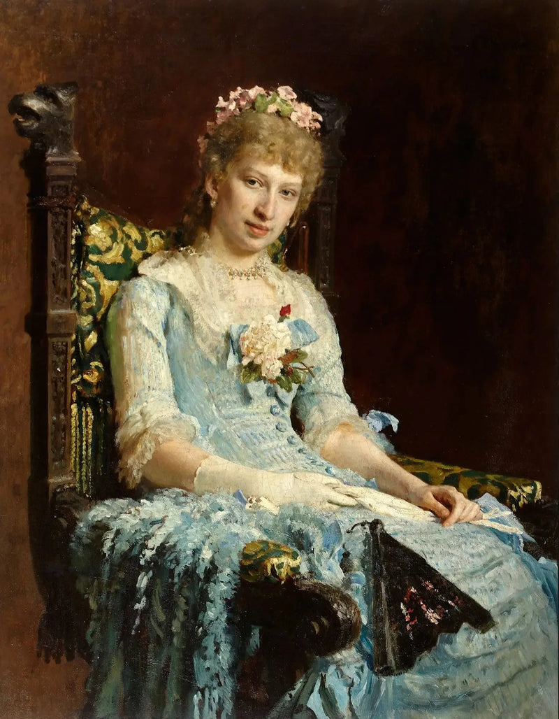 Retrato de mujer - Ilya Repin