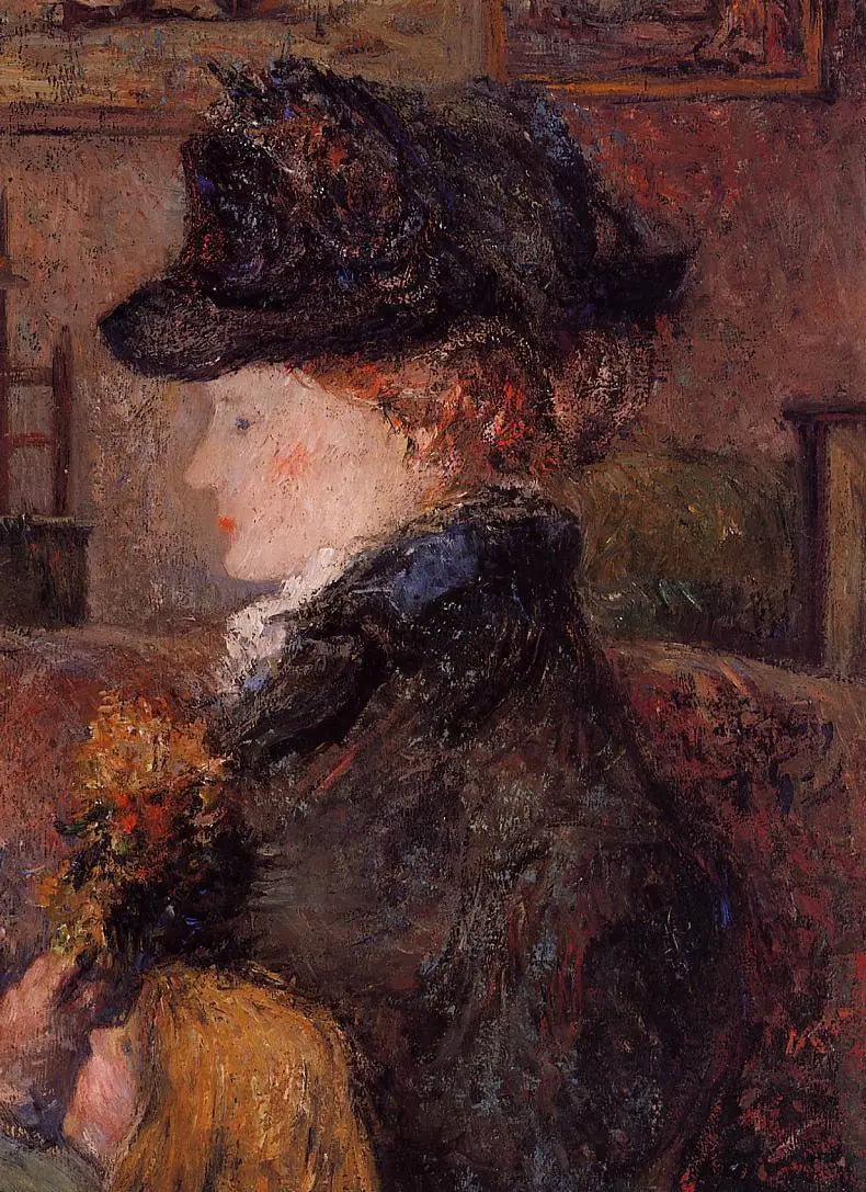 Retrato de mujer (Ingeborg Thaulow) - Paul Gauguin