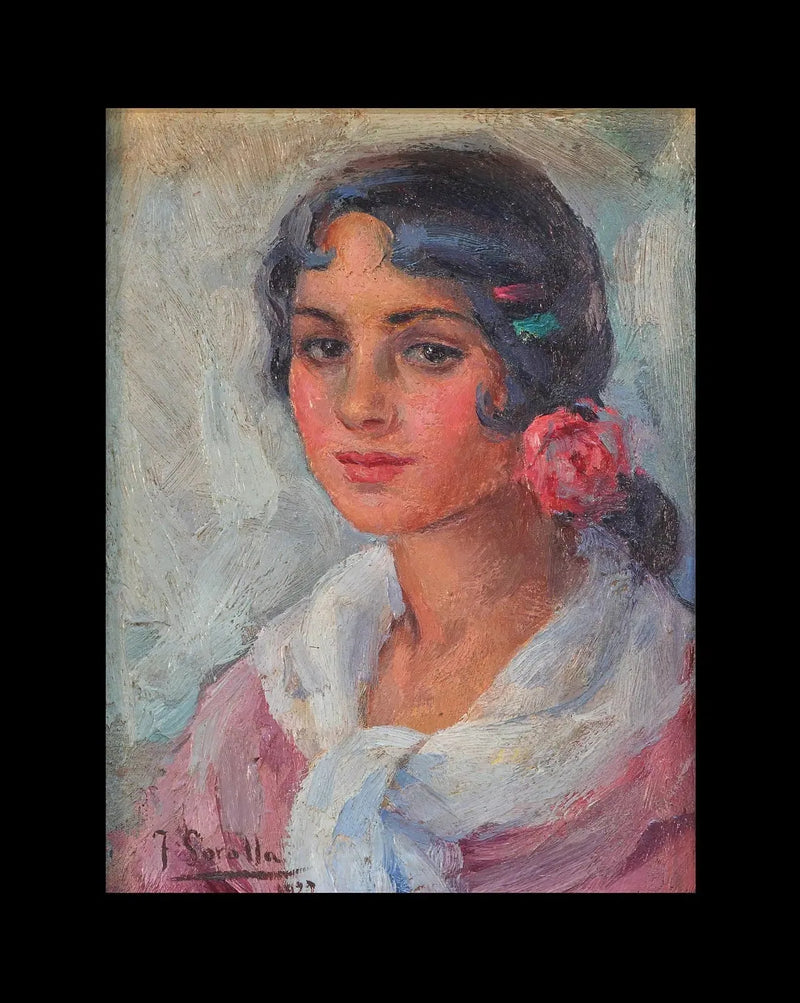Retrato de mujer - Joaquín Sorolla