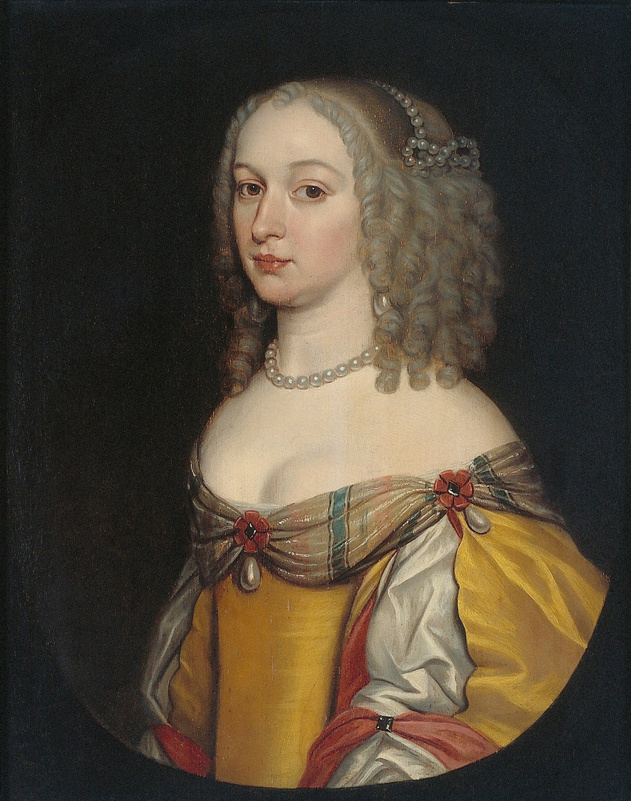 Retrato de mujer, quizás Amalia Margaretha van Brederode (1626/27-1663/65) - Gerrit van Honthorst
