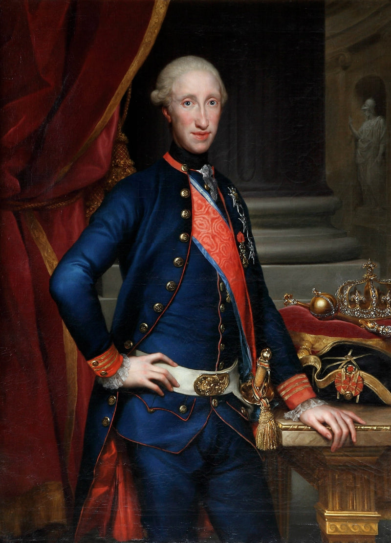 Retrato de Fernando I de las Dos Sicilias (1751-1825) - Anton Raphael Mengs