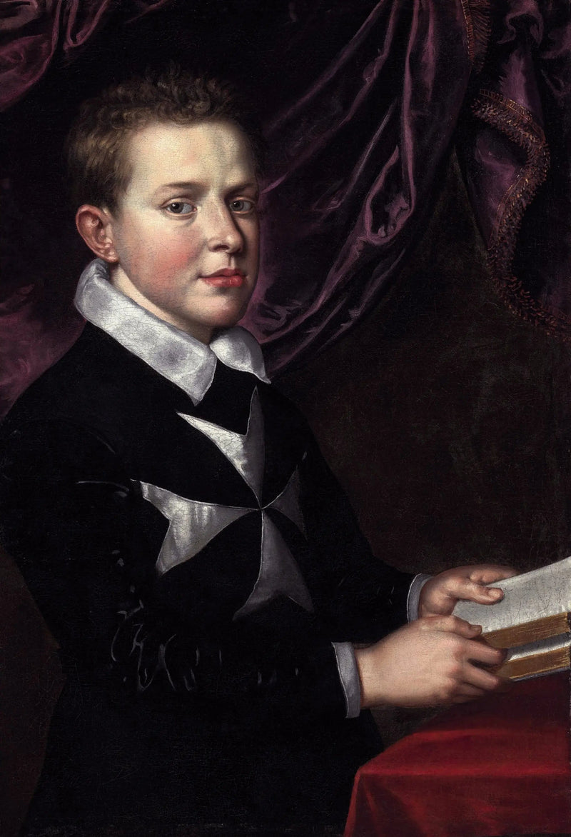 Retrato de Fernando I Gonzaga niño - Peter Paul Rubens