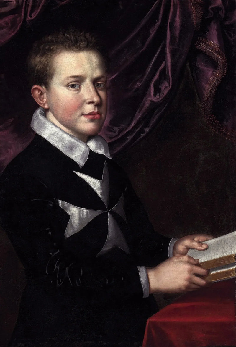Retrato de Fernando I Gonzaga niño - Peter Paul Rubens