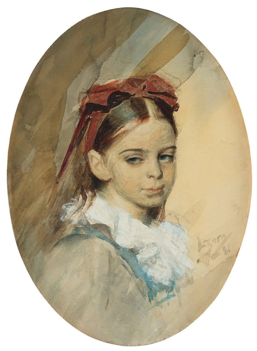 Retrato de niña - Anders Zorn