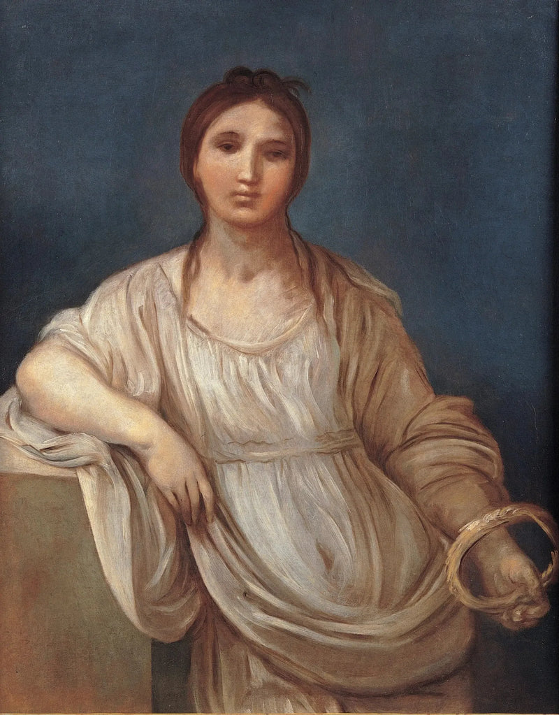 Retrato de una niña con una corona - Guido Reni