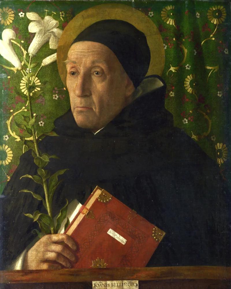 Retrato de Fra Teodoro de Urbino en san Domingo - Giovanni Bellini