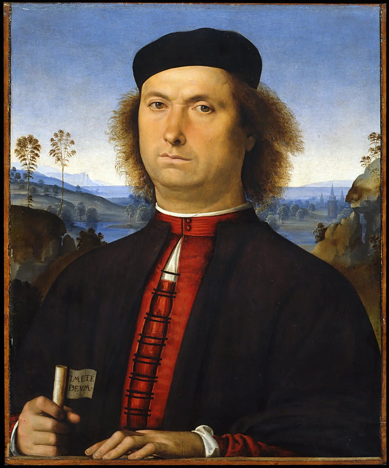 Retrato de Francesco delle Operare - Pietro Perugino